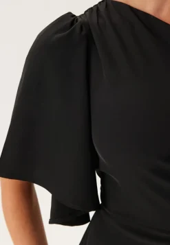 Bubbleroom Occasion Ruched One Shoulder Gown