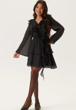 BUBBLEROOM Ruffle Short Dress