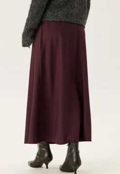 BUBBLEROOM Satin Midaxi Skirt