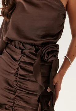 BUBBLEROOM Satin Short Dress