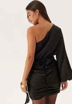 BUBBLEROOM Satin Short Dress