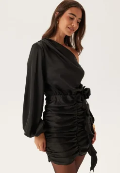 BUBBLEROOM Satin Short Dress