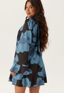 BUBBLEROOM Scarf L/S Dress