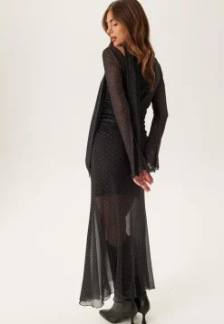 Bubbleroom Occasion Scarf Mesh Ankle Dress