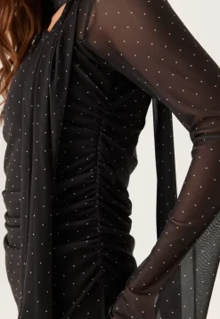 Bubbleroom Occasion Scarf Mesh Ankle Dress