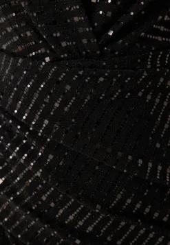 John Zack Sequin Rouch Maxi Dress