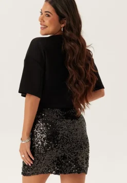 BUBBLEROOM Sequin Short Skirt