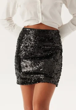 BUBBLEROOM Sequin Short Skirt