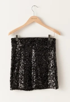 BUBBLEROOM Sequin Short Skirt