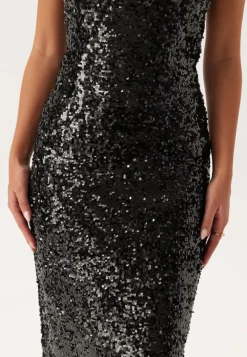 BUBBLEROOM Sequin Strap Dress