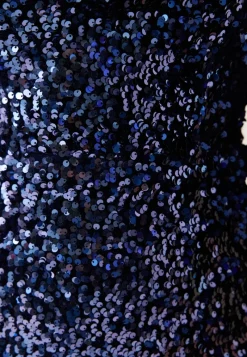 Goddiva Sequin Velvet Sweetheart Maxi Dress