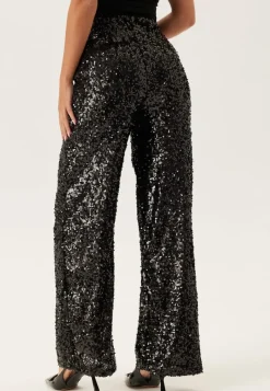 BUBBLEROOM Sequin Wide Trousers