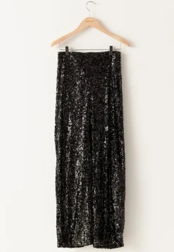 BUBBLEROOM Sequin Wide Trousers