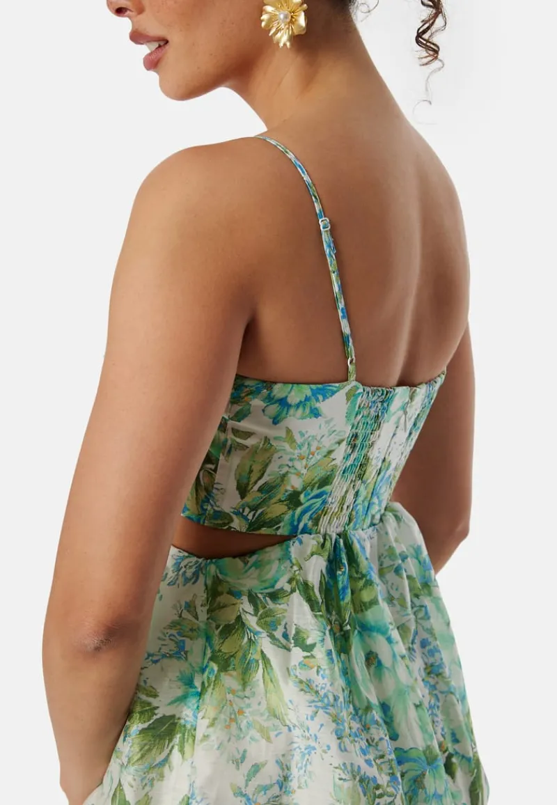 FOREVER NEW Shauna Scallop Trim Midi Dress