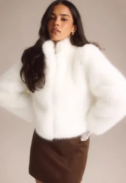 Chiara Forthi Short Faux Fur Jacket