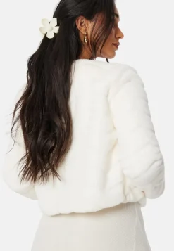 Chiara Forthi Short Party Faux Fur Jacket