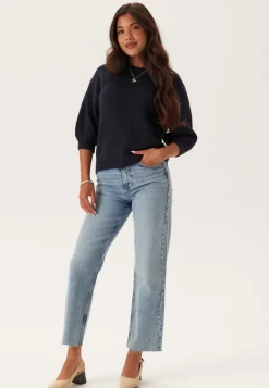 BUBBLEROOM Short Sleeve Knitted Sweater