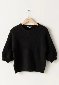 BUBBLEROOM Short Sleeve Knitted Sweater