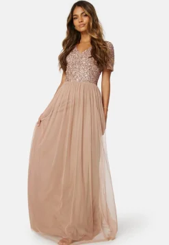 AngelEye Short Sleeve Sequin Dress