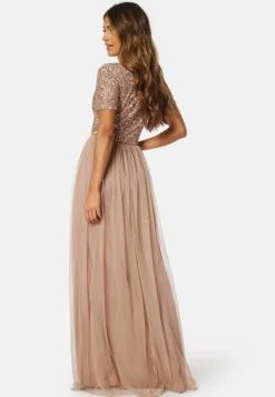 AngelEye Short Sleeve Sequin Dress