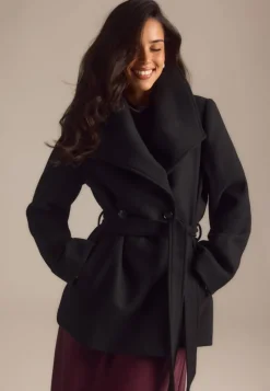 BUBBLEROOM Short Wool Blend Coat