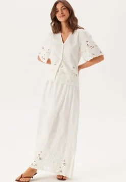 SELECTED Slfdahlia Ss Broderi Shirt