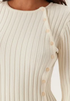 SELECTED Slfhelen Ls Knit Button O-neck