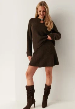 SELECTED Slflulu Brushed Hw Knit Skirt