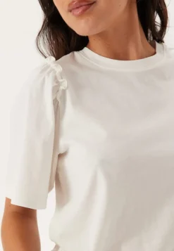 SELECTED Slfpenelope 2/4 RUFFLE TEE NOO