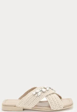 INUIKII Slipper Woven Crossed Stones