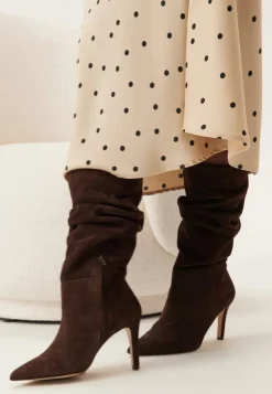 MAKE WAY Slouchy Suede Boot