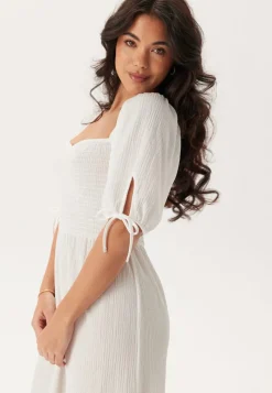 BUBBLEROOM Smock Maxi Dress