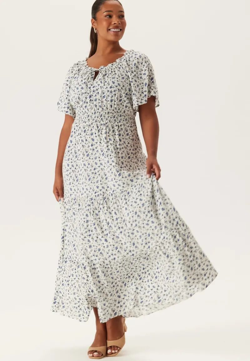 Happy Holly Smock Maxi Viscose Dress