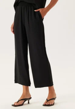 BUBBLEROOM Smock Waist Ankle Trousers