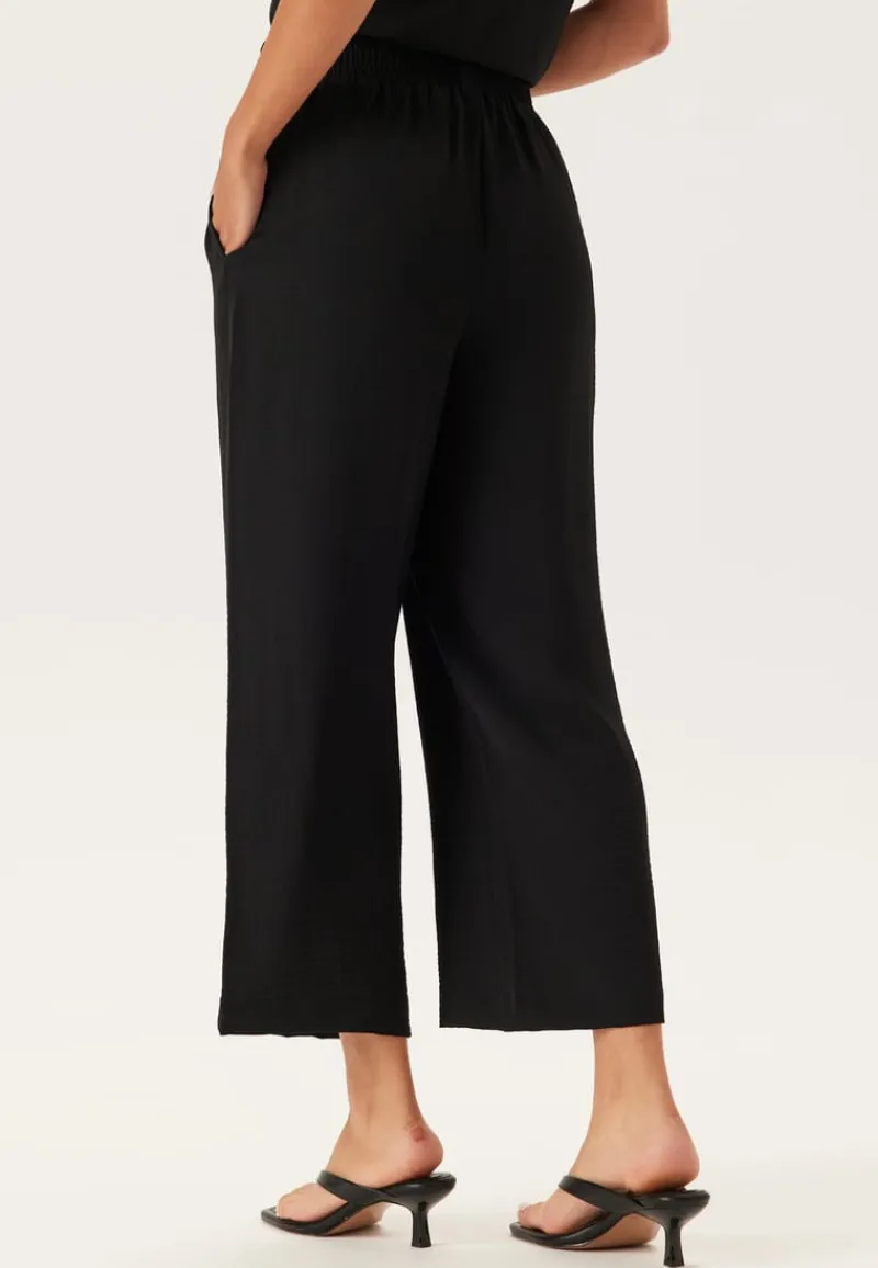 BUBBLEROOM Smock Waist Ankle Trousers