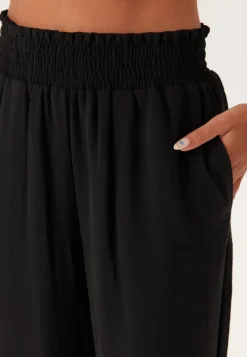 BUBBLEROOM Smock Waist Ankle Trousers