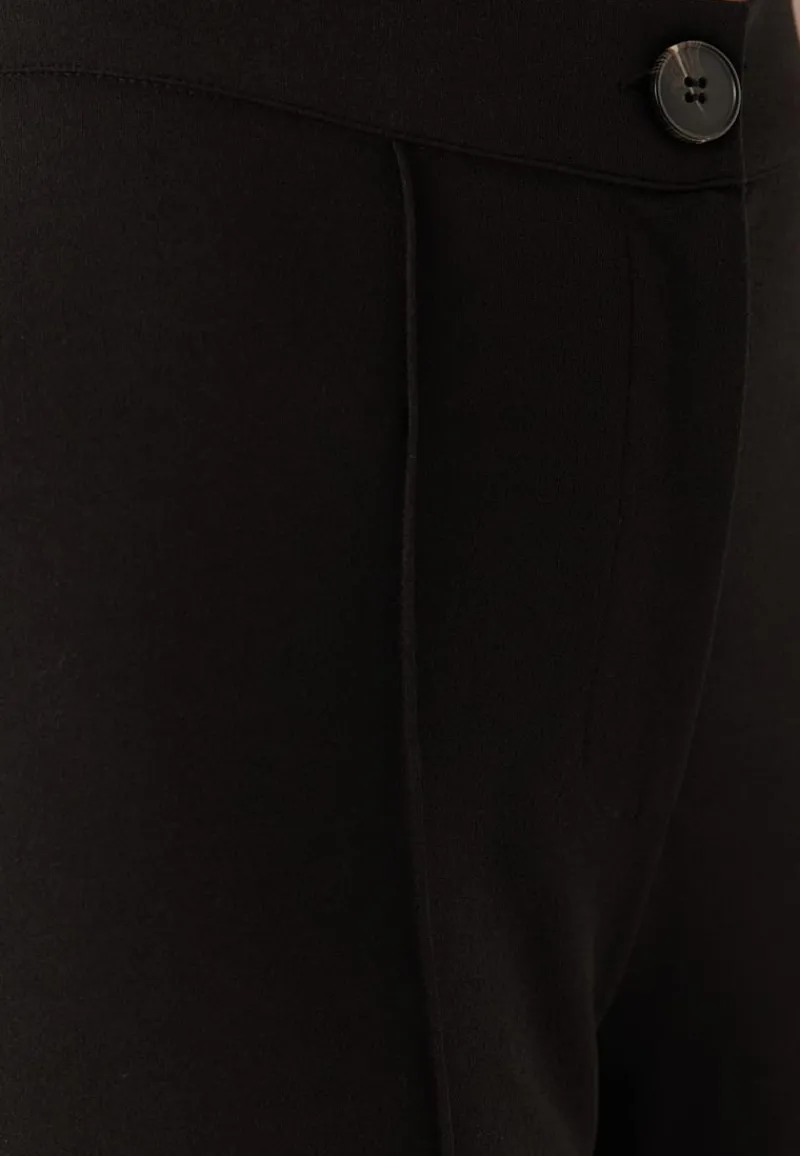 BUBBLEROOM Soft Suit Straight Trousers