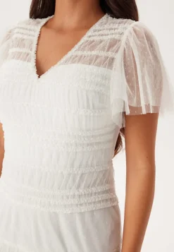 Bubbleroom Occasion Sonia Mesh Frill Dress