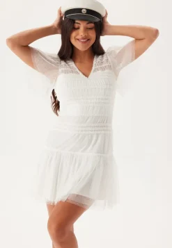 Bubbleroom Occasion Sonia Mesh Frill Dress