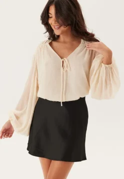 Bubbleroom Occasion Sparkling Chiffon Blouse