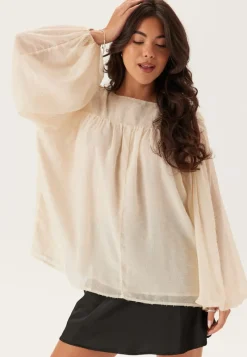 Bubbleroom Occasion Sparkling Chiffon Blouse