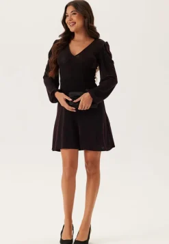 BUBBLEROOM Sparkling Puff Sleeve Dress