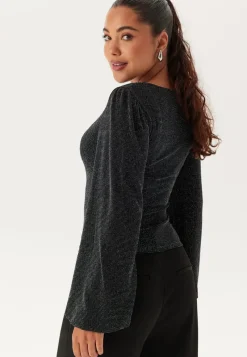 BUBBLEROOM Sparkling Puff Sleeve Top