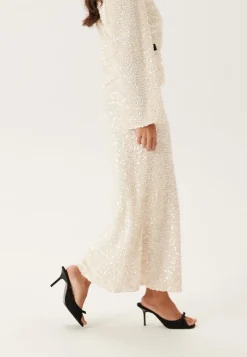 Bubbleroom Occasion Straight Ankle Sequin Skirt