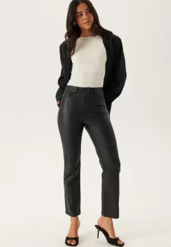 BUBBLEROOM Straight Leg Coated Jeans