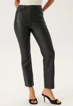 BUBBLEROOM Straight Leg Coated Jeans