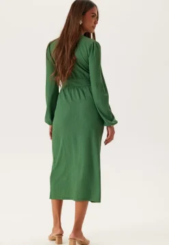 BUBBLEROOM Structure Button Midi Dress