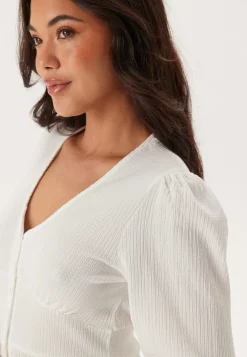 BUBBLEROOM Structure Button Midi Dress