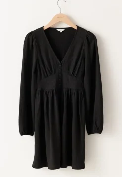 BUBBLEROOM Structure Button Mini Dress