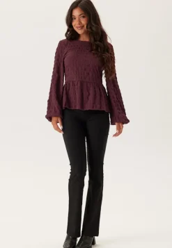 BUBBLEROOM Structure Flounce Top